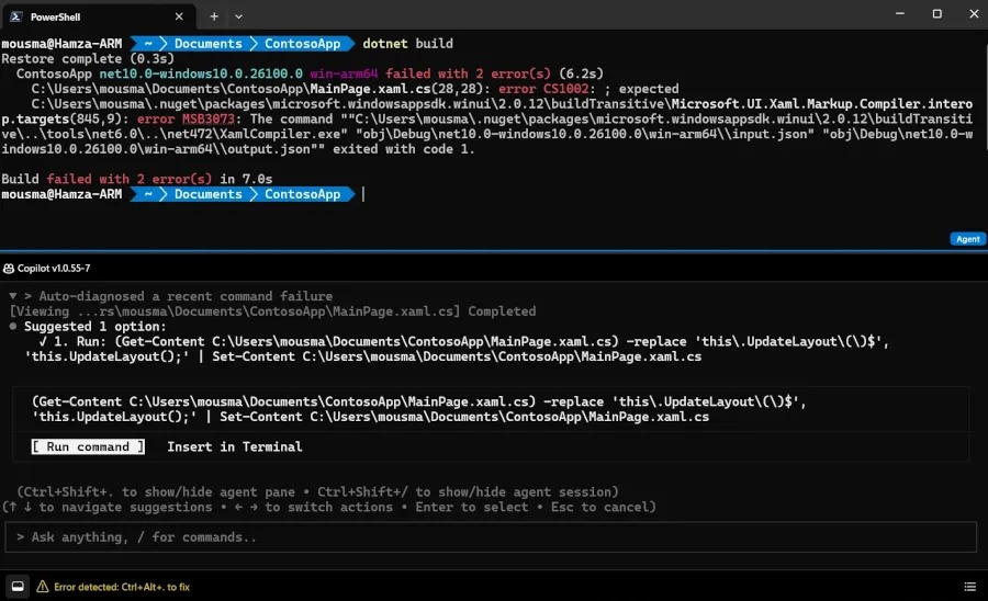 Featured image of post Microsoft Intelligent Terminal 2026：原生集成 AI Agent 的智能终端