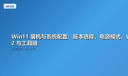 Featured image of post Win11 装机与系统配置：版本选择、电源模式、WSL2 与工具链